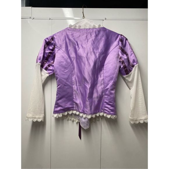 Rapunzel -Tangled Disney Halloween Costume TOP ONLY, Size Small - Picture 7 of 8